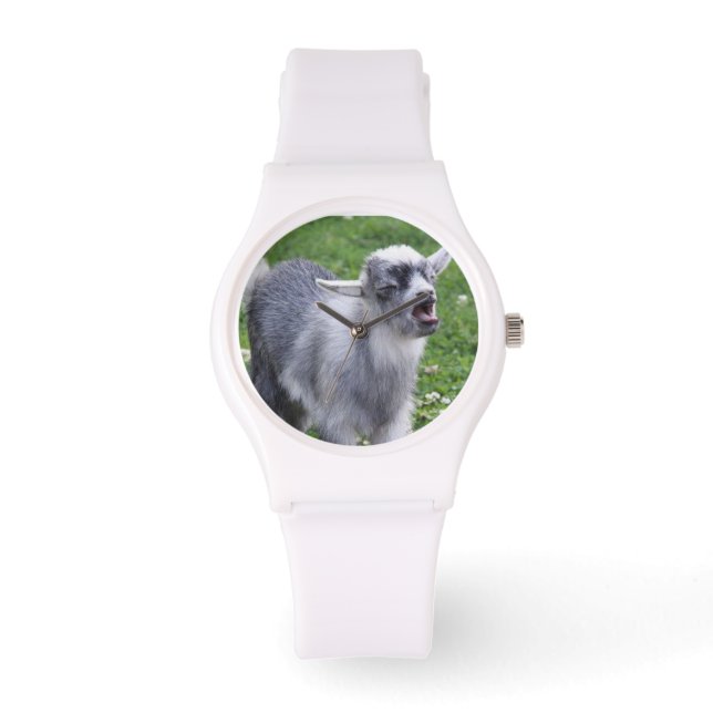 Mad Baby Goat Horloge (Voorkant)
