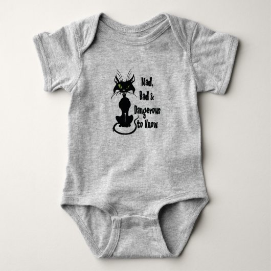 Mad, Bad & Dangerous to Know, Black Cat Romper (Voorkant)