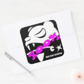 Mad Beer Vierkante Sticker (Envelop)