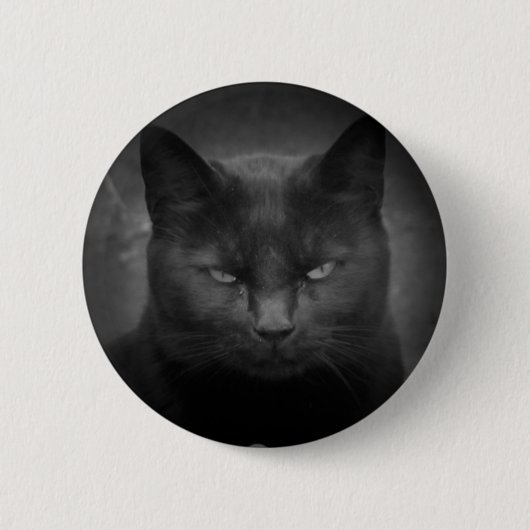 Mad Black cat-spotlight Ronde Button 5,7 Cm (Voorkant)