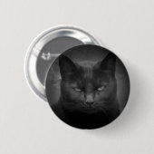Mad Black cat-spotlight Ronde Button 5,7 Cm (Voorkant /achterkant)