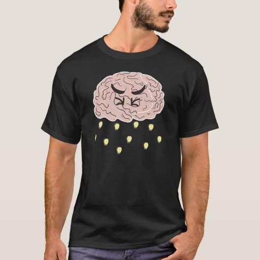 Mad Brainstorming Funny Brainstorming T-shirt (Voorkant)