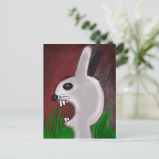 Mad Bunny Briefkaart (Staand voorkant)
