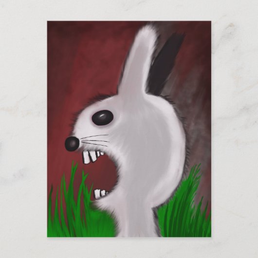 Mad Bunny Briefkaart (Voorkant)
