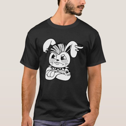 Mad Bunny Rabbit T-shirt (Voorkant)