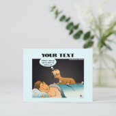 Mad Cat Briefkaart (Staand voorkant)