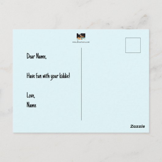 Mad Cat Briefkaart (Achterkant)