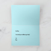 Mad Cat Folded Wenskaart Kaart (Binnen)