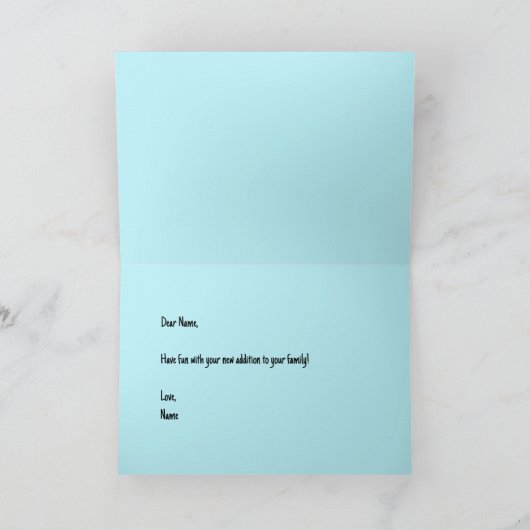 Mad Cat Folded Wenskaart Kaart (Binnen)