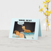 Mad Cat Folded Wenskaart Kaart (Gele Bloem)