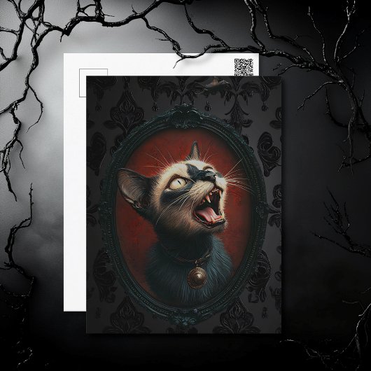 Mad Cat Holiday Briefkaart