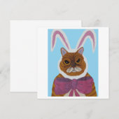 Mad Cat Invitation Bedankkaart (Voorkant / Achterkant)