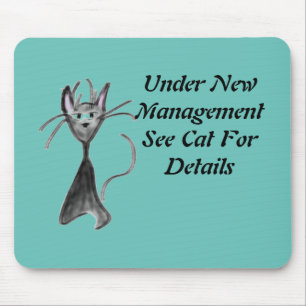 Mad Cat iPad van Sommer Hamilton Muismat