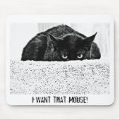Mad Cat Mousepad Muismat (Voorkant)