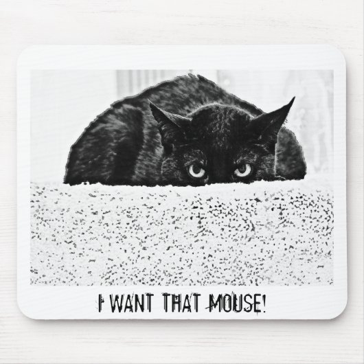 Mad Cat Mousepad Muismat (Voorkant)