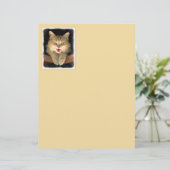 Mad Cat Painting - Cute Original Cat Art (Staand voorkant)