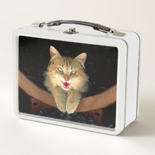 Mad Cat Painting - Cute Original Cat Art