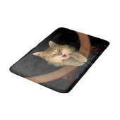 Mad Cat Painting - Cute Original Cat Art Badmat (Gekanteld)