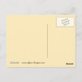 Mad Cat Painting - Cute Original Cat Art Briefkaart (Achterkant)