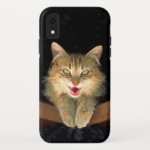Mad Cat Painting - Cute Original Cat Art Case-Mate iPhone Case