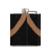 Mad Cat Painting - Cute Original Cat Art Heupfles (Achterkant)