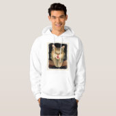 Mad Cat Painting - Cute Original Cat Art Hoodie (Voorkant volledig)