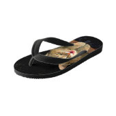 Mad Cat Painting - Cute Original Cat Art Kinder Teenslippers (Schuin)