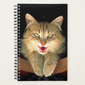 Mad Cat Painting - Cute Original Cat Art Planner (Voorkant)