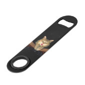 Mad Cat Painting - Cute Original Cat Art Speed Flessenopener (Voorkant Gekanteld)