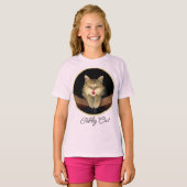 Mad Cat Painting - Cute Original Cat Art T-Shirt (Voorkant volledig)