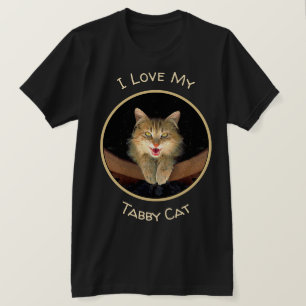 Mad Cat Painting - Cute Original Cat Art T-shirt