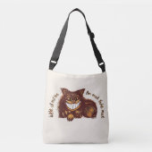 Mad Cat Rap van Aleta Crossbody Tas (Voorkant)