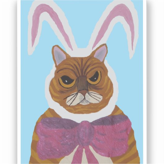 Mad Cat Sticker (Voorkant)