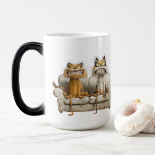 Mad Cats & Coffee – Mopperige Katten Ochtendmok Magische Mok