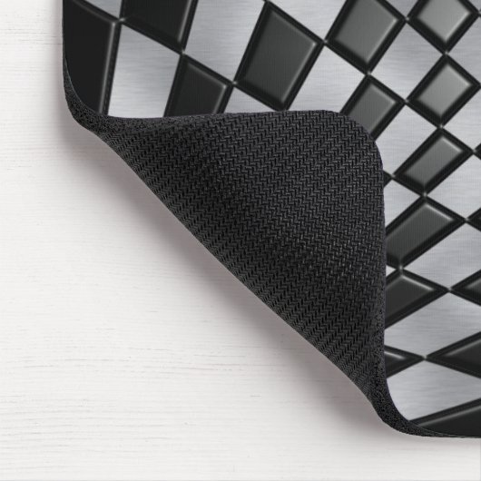 Mad Checkerboard Muismat (Hoek)