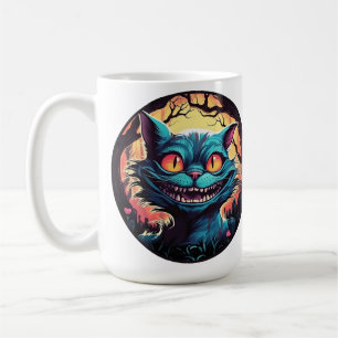 Mad Cheshire Cat Alice in Wonderland Koffiemok