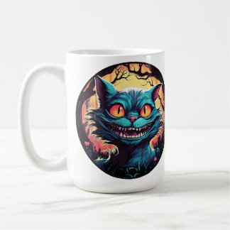 Mad Cheshire Cat Alice in Wonderland Koffiemok