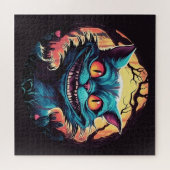 Mad Cheshire Cat Alice in Wonderland Legpuzzel (Horizontaal)