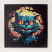 Mad Cheshire Cat Alice in Wonderland Legpuzzel (Verticaal)