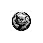 Mad Cheshire Cat Alice in Wonderland Rubberstempel (Afrduk)