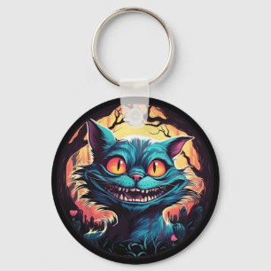 Mad Cheshire Cat Alice in Wonderland Sleutelhanger