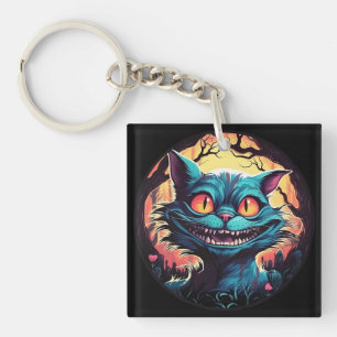 Mad Cheshire Cat Alice in Wonderland Sleutelhanger