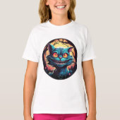 Mad Cheshire Cat Alice in Wonderland T-shirt (Voorkant)