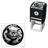 Mad Cheshire Cat Alice in Wonderland Zelfinktende Stempel (In situ)