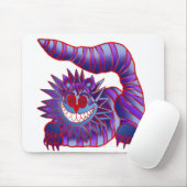 Mad Cheshire Cat Fire Muismat (Met muis)