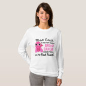 Mad Chick 2 Best Friend Breast Cancer T-shirt (Voorkant volledig)