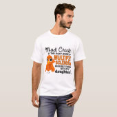 Mad Chick 2 Dosismultiple sclerose MS T-shirt (Voorkant volledig)