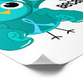 Mad Chick 2 Friend Ovarian Cancer Poster (Hoek)