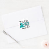 Mad Chick 2 Iemand Ik hou van eierstokkanker Ronde Sticker (Envelop)