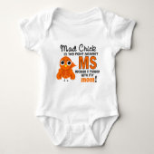 Mad Chick 2 Mam Multiple Sclerosis MS Romper (Voorkant)